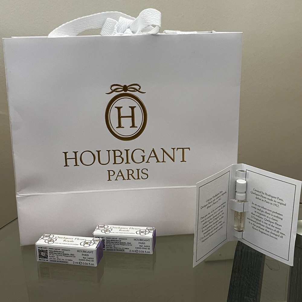 Houbigant Paris Fragrance Set with Gift Bag